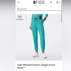 FIGS Blue Zamora Jogger
Scrub Pants Ceil Blue Size XSP